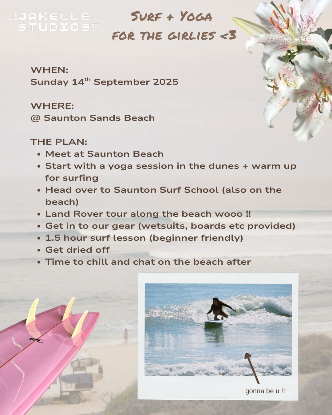 Surf + Yoga for the girlies <3