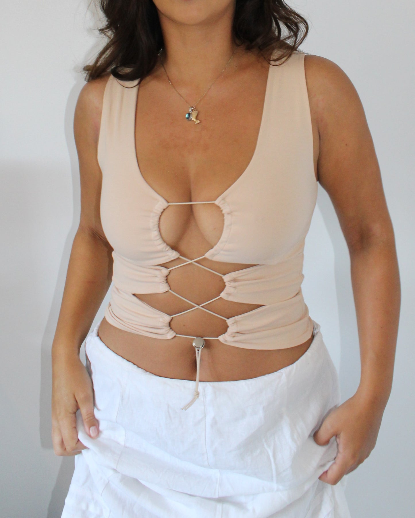 Santa-Fe Top - Lily Pink