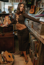 Load image into Gallery viewer, &#39;La Cubana&#39; Organic Cotton Midi Skirt