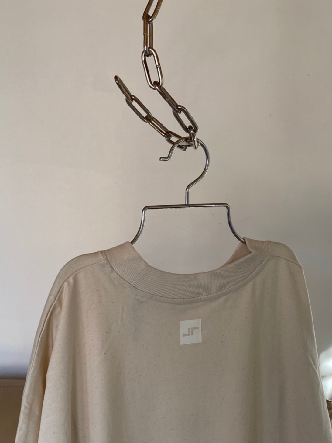 Made Responsibly Organic Cotton Tee in Ecru
