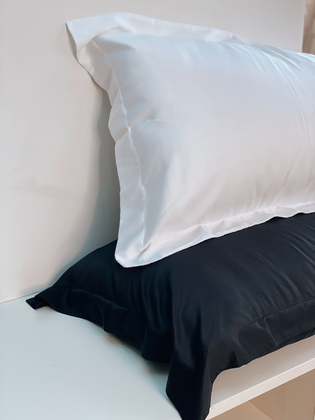 PRE-ORDER Bamboo Silk Pillow case in Cloud White