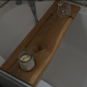 'Me-Time' Handmade Oak Bathboard