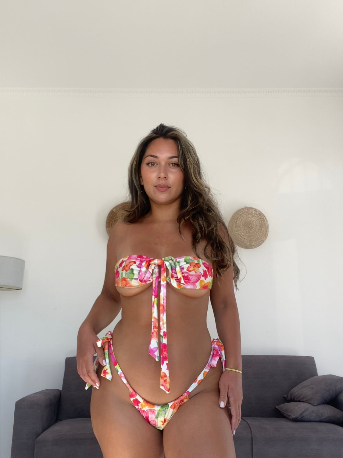 The 'Nova Floral' Multiway Bikini Top